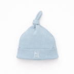 Hi. Embroidered Knotted Baby Hat