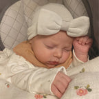 Newborn Baby Knit Hat - Bow