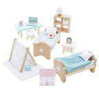 Wooden Doll House Children's Bedroom