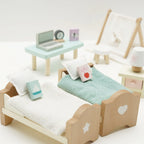 Wooden Doll House Children's Bedroom