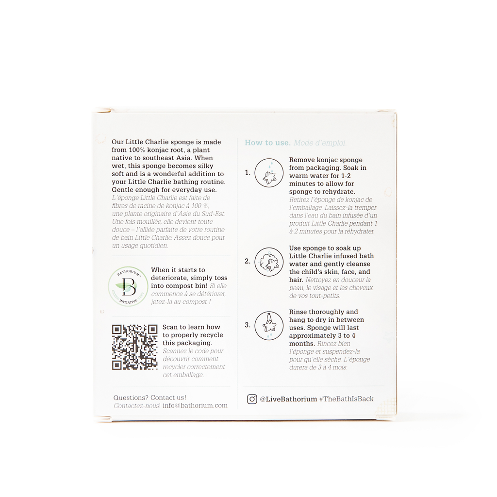 Konjac Little Charlie Body Sponge