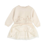 Clara Floral Knit Baby Tutu Dress