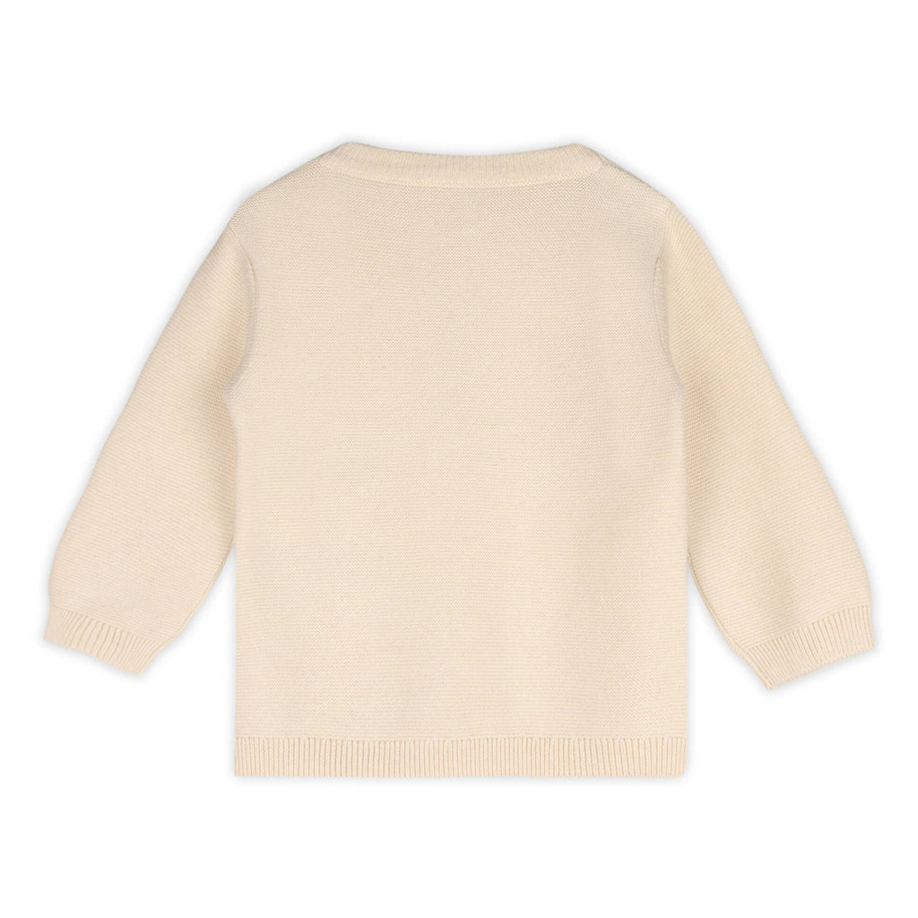 Safari Applique Sweater Knit Baby Pullover Organic