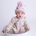 Pastel Popcorn Beanie Hat Baby & Kids