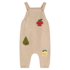 Happy Fruits Embroidered Baby Overall Set (Organic Cotton)