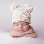 Newborn Double Pom Pom Beanie