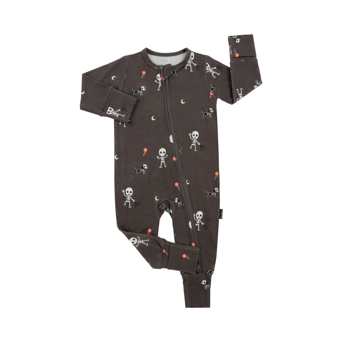 Halloween Footless Bamboo Zipper Sleeper