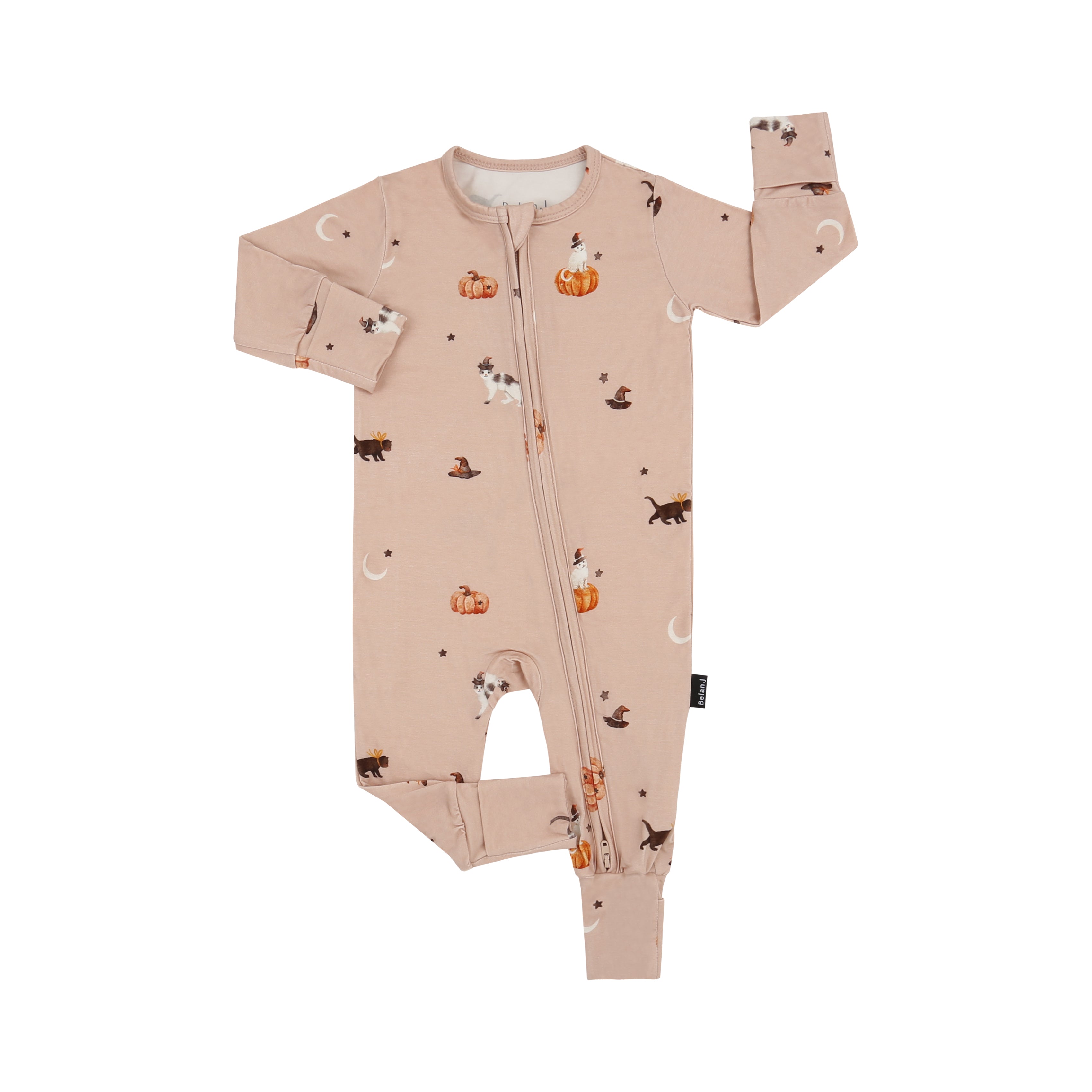 Halloween Footless Bamboo Zipper Sleeper