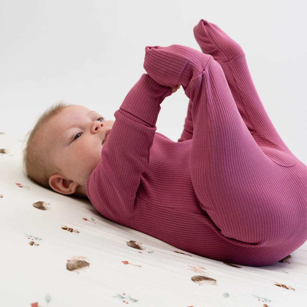 Ribbed Bamboo Footless Sleeper