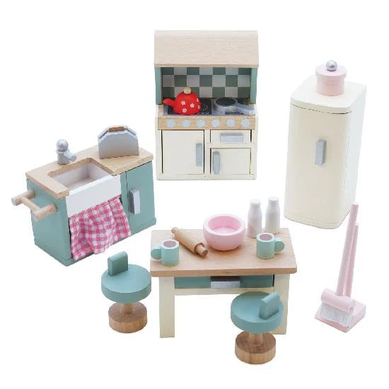 Wooden Doll House Kitchen