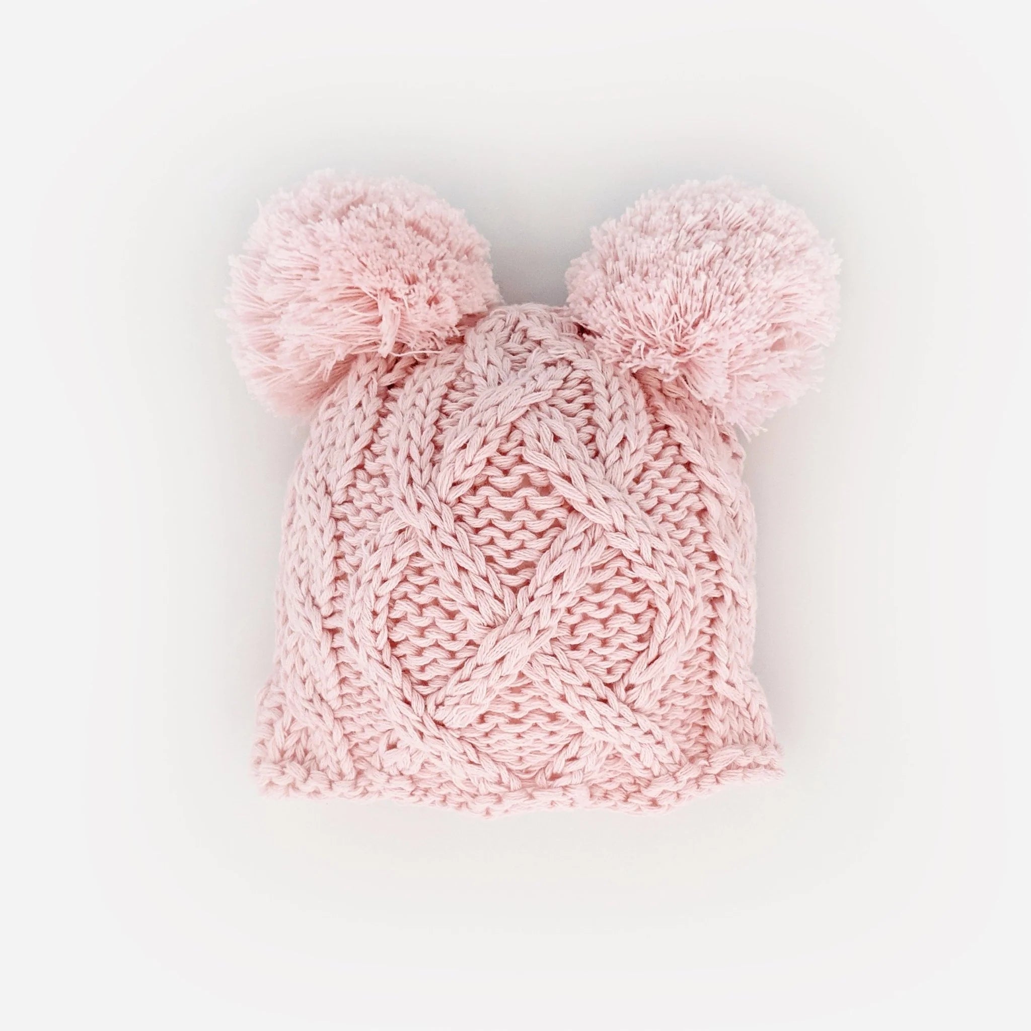 Newborn Double Pom Pom Beanie