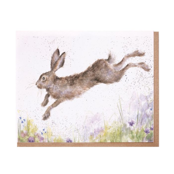 In Flight Greeting Card