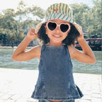 Cherry Kiss Stripy Reversible Sun Hat
