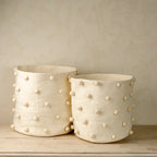 Felted Pom Pom Basked