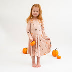 Halloween Long Sleeves Twirl Dress