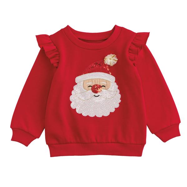 Sequin Santa Toddler Sweatshirt